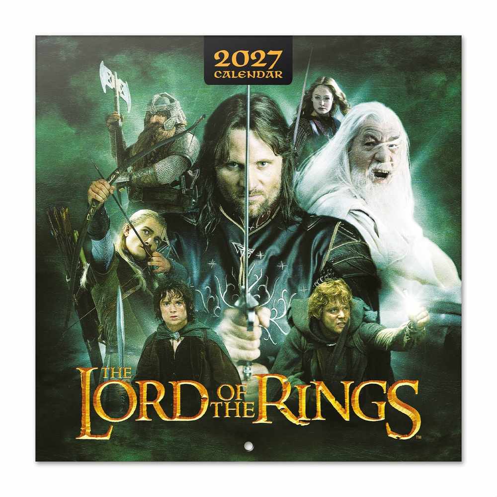 Grupo Erik The Lord of The Rings - 2027 30X30 Calendar - Multicolours